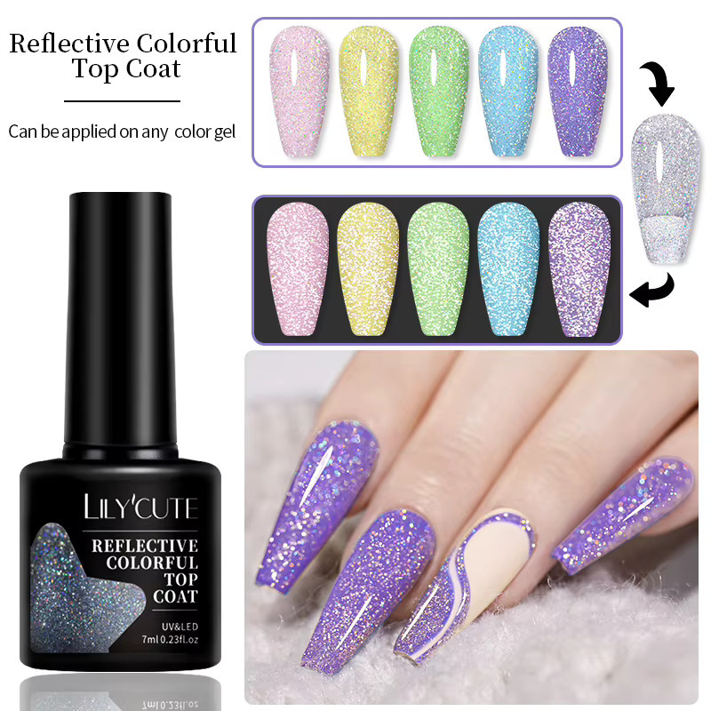 LILYCUTE Gel-Nagelkunst-Set, semi-permanent, 7 ml - Bild 2