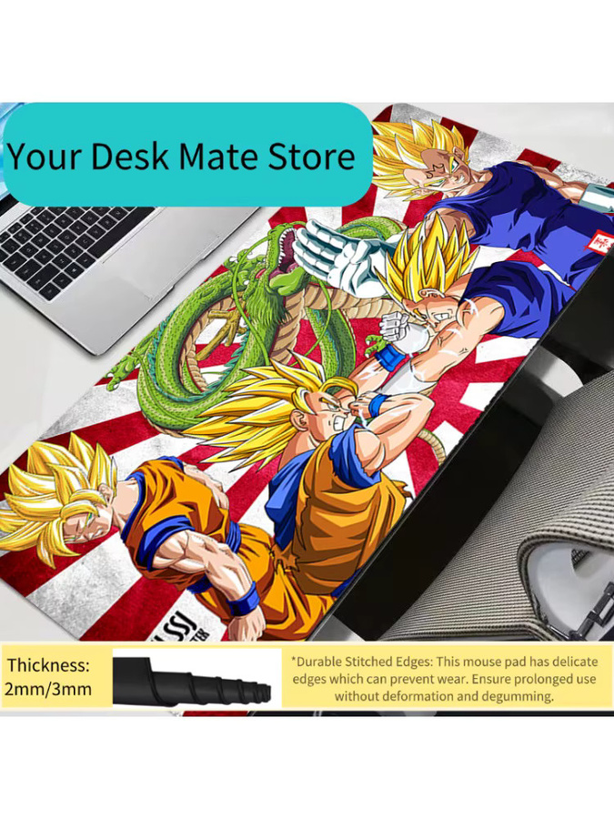 Bandai Dragon Ball Z Goku & Vegeta XXL Gaming Mauspad Multicolor - Bild 2