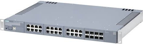 Siemens Industrial Ethernet Switch 6GK5532-2SR00-2RR3, 1 Gbit/s, Grau - Bild 1