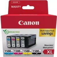 Canon Original PGI-1500XL Tintenpatronen Multipack CMYK Schwarz, Cyan, Magenta, Gelb - Bild 1