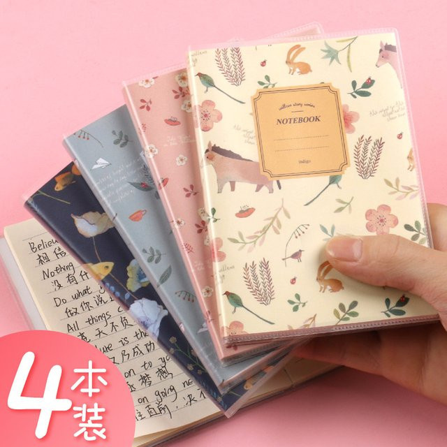 A6 Notizbuch mit Gummiband und Softcover in Multicolour - Bild 1
