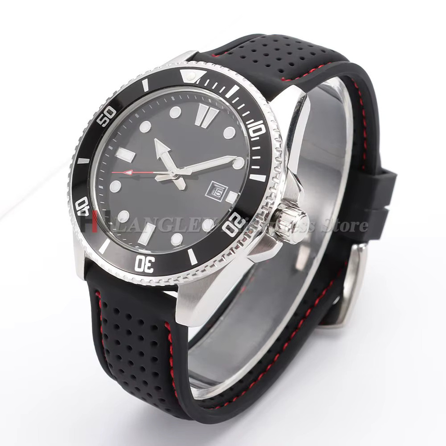 Uhrenarmband Langley, Silikon, Schwarz, Herren und Damen - Bild 6