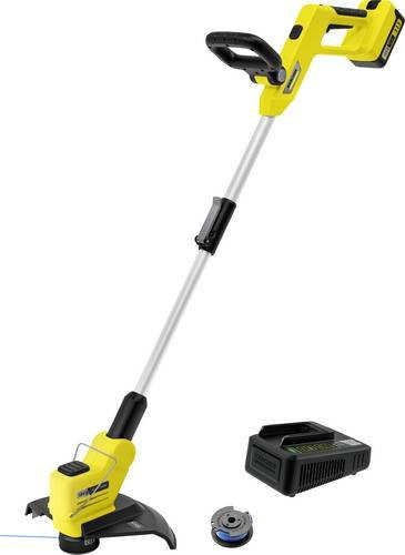 Kärcher Home & Garden LTR 3-18 Akku-Rasentrimmer Set in Gelb mit 2.0Ah Akku und Ladegerät, Schnittbreite: 30 cm - Bild 1