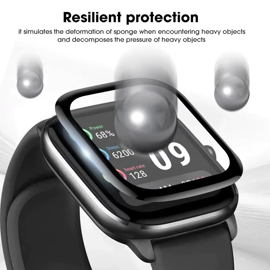Displayschutzfolie Amazfit GTS4 Mini, transparent, Silikon - Bild 4