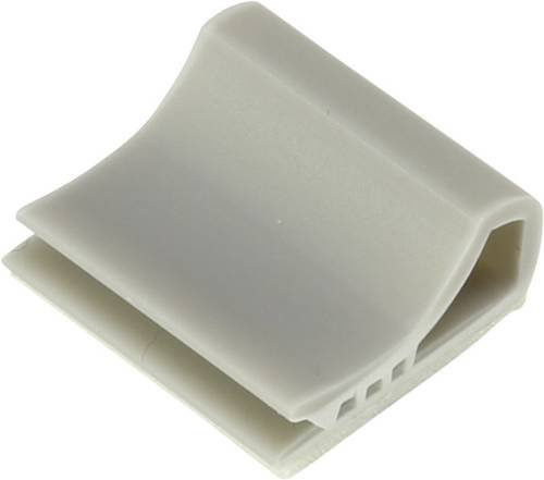 TRU COMPONENTS Befestigungssockel TC-6645720 für Flachbandkabel, Hellgrau, 100 Stück - Bild 1