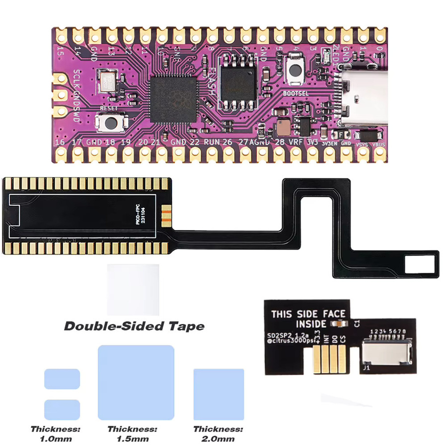 Raspberry Pi Pico Board Kit Picoboot FPC Flexkabel für Nintendo Gamecube Retro-Spielkonsole Zubehör - Bild 2
