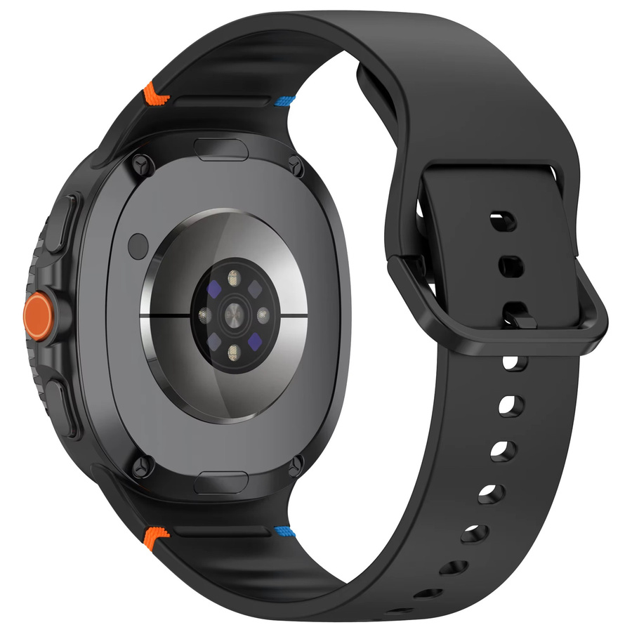RWBANDS Uhrenarmband Silikon, Schwarz, Samsung Galaxy Watch 8 - Bild 3