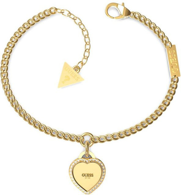 Guess Armband, Edelstahl, Gold, Zirkonia, Damen - Bild 1