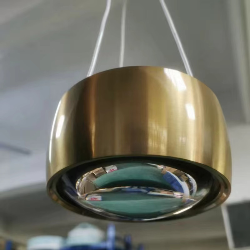 Moderne LED Hängelampe von JIANKEXING in Gold/Messing, verstellbare Zylinder-Pendelleuchte für Küche, Esszimmer oder Schlafzimmer - Bild 4