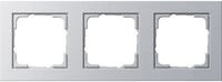 Gira Abdeckrahmen 3-fach Serie E2 in Silber für Unterputzmontage - Bild 1