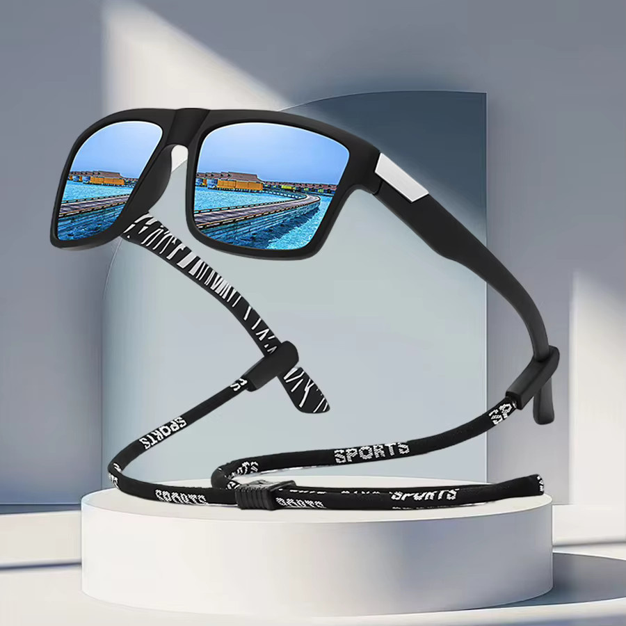 Sportsonnenbrille, Vollrand, black, Kunststoff - Bild 1