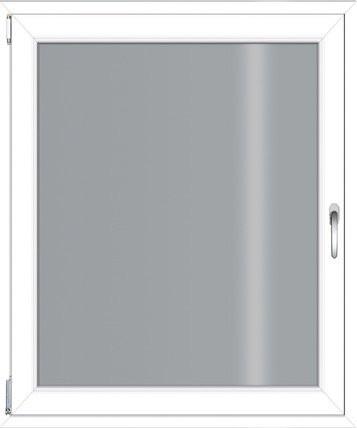RORO Kunststoff-Fenster KOMFORT B70 in Weiss mit Klarglas, B: 105 cm, H: 120 cm - Bild 1