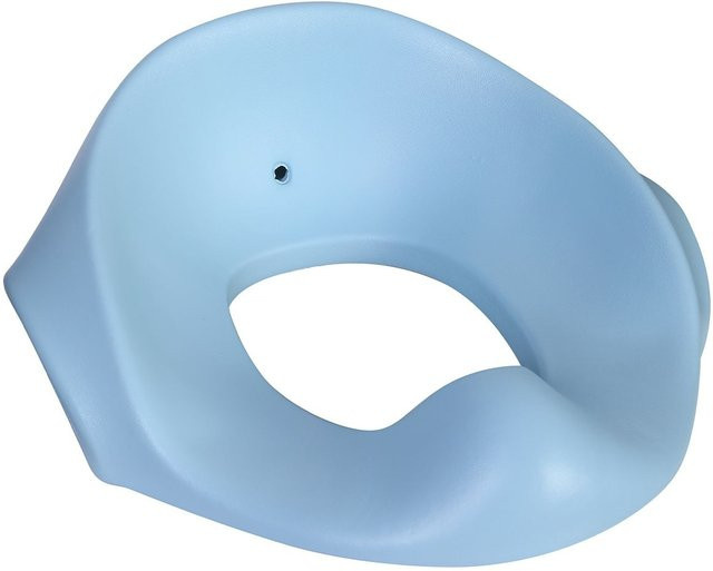 Kikkaboo Toilettensitz Flipper mit anatomischer Form, Spritzschutz und Seitengriffen in Blau - Bild 1