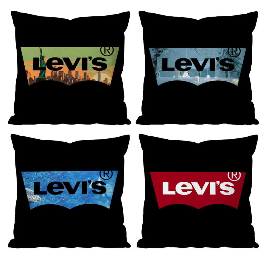 Levia Luxus-Kissenbezug mit Grafikmuster in Schwarz, quadratisch, B/B: 30 x 30 cm - Bild 2