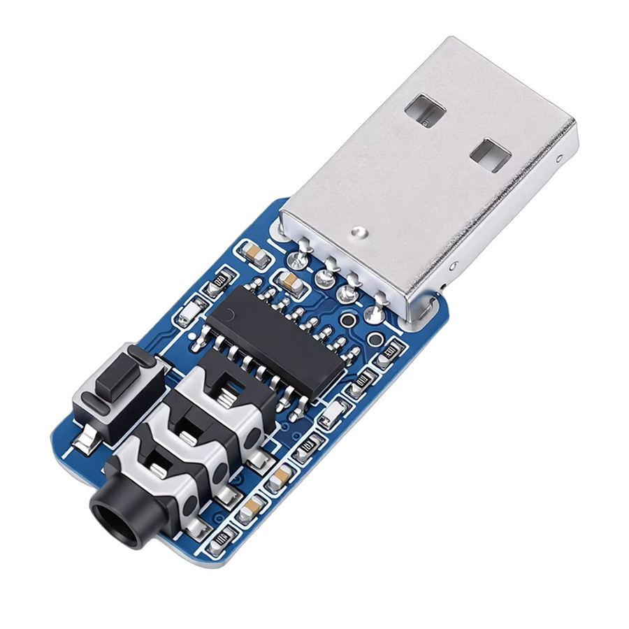 Qiilu USB Morsecode-Trainingsadapter mit USB-C und 3,5mm Klinkenanschluss in Blau - Bild 2