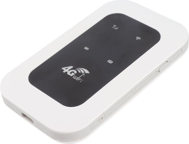 Qiilu Mobiler 4G 5G WiFi Hotspot in Weiß mit 300 Mbit/s und langer Akkulaufzeit für Reisen und Wohnmobile - Bild 1