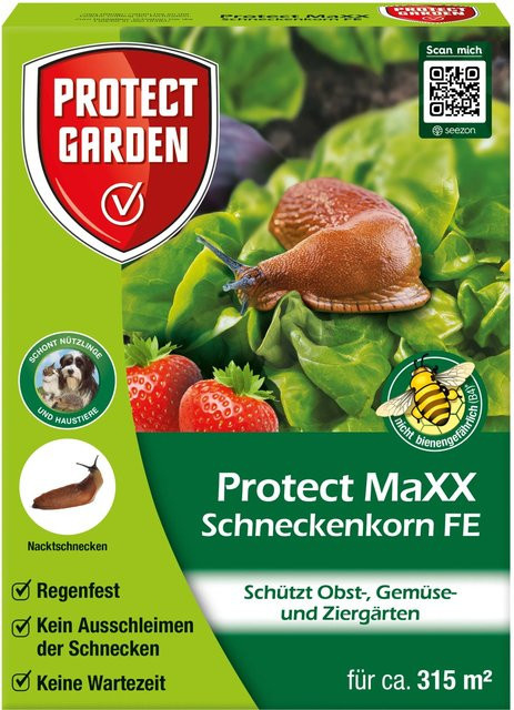 Protect Garden Protect MaXX Schneckenkorn biologisch mit Eisen-III-Phosphat für Obst, Gemüse und Zierpflanzen, 1,2 kg - Bild 1