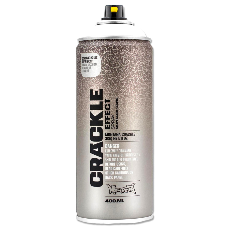 Montana CRACKLE Sprühlack mit Riss-Effekt in Pure White, 400 ml - Bild 1