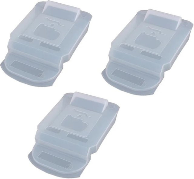 VIBRATITE Staubschutzkappen-Set für Lithium-Ionen-Batterien 14,4 V und 18 V, 3510 Stück, transparent, kompatibel mit BL1830 BL1840 BL1850 BL1860 BL1890 - Bild 1