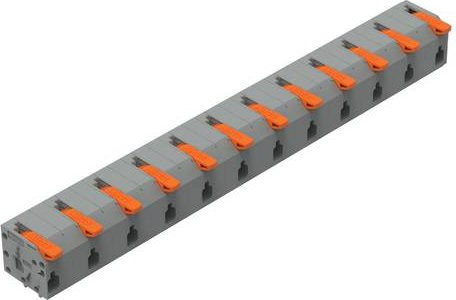 WAGO 2601-1512 Leiterplattenklemme Grau, 10 Stück - Bild 1