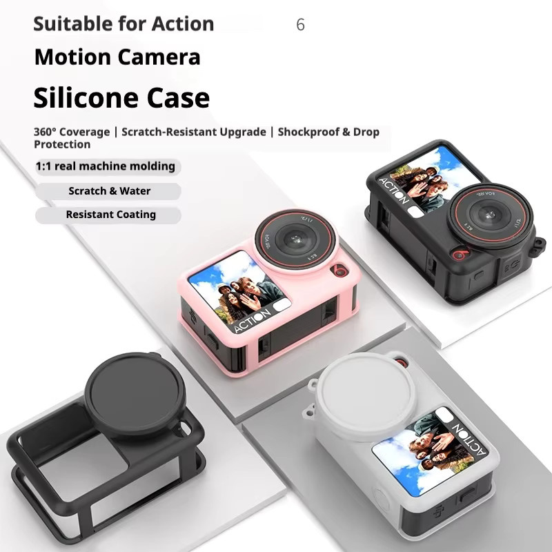 DJI Osmo Action 6 Silikonhülle mit Objektivschutz und Anti-Verlust-Band - Bild 2
