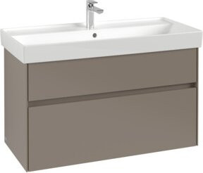 Villeroy & Boch Waschtischunterschrank Collaro Wandhängend Black Oak B/T/H: 95,4 x 54,6 x 44,4 cm - Bild 1