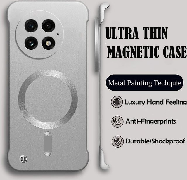 MagSafe Magnetische PC-Hülle für OnePlus 15 13 12 11 Serie in Schwarz - Bild 1