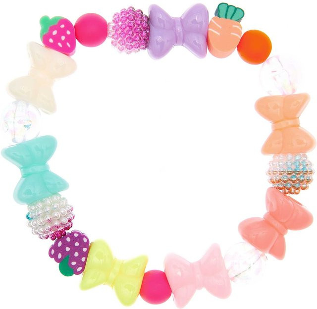 Rico Design itoshii Mini Perlen Armband Set Schleifen & Früchte Bunt - Bild 1