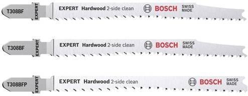 Bosch Expert Stichsägeblatt-Set aus Bimetall für Holz, 3-teilig, Silber - Bild 1