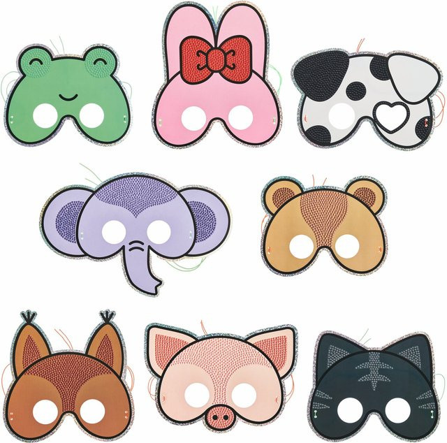 Rico Design Diamond Painting Set Tiermasken Tiere - Bild 2
