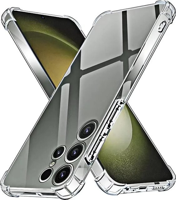 Stoßfeste und transparente Silikon-Schutzhülle für Samsung Galaxy S25 Ultra S24 S23 S22 S21 FE - Bild 1