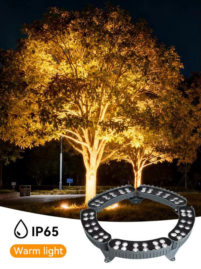 Burhui LED Baum-Umarmungsleuchte im 4er-Set, IP65 wasserdichte Garten-Dekorationsleuchten für Außenbereiche, Warmweiß, Schwarz oder Weiß - Bild 7