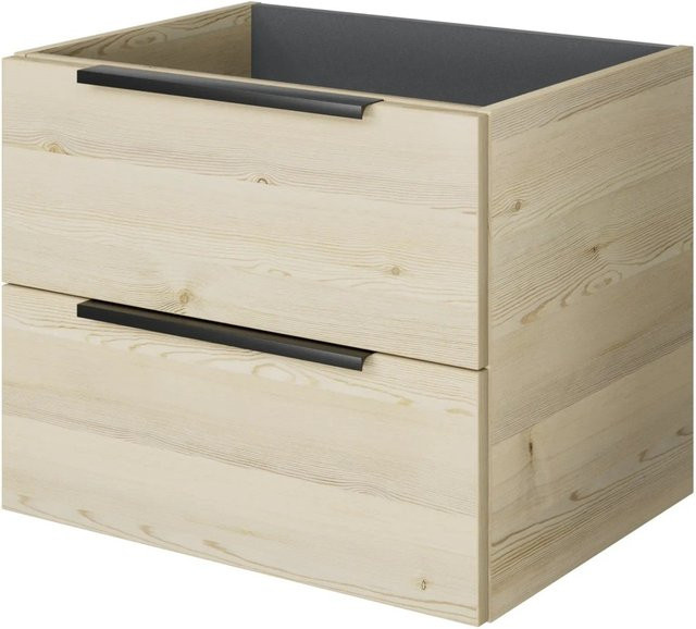 Pelipal Waschbeckenunterschrank Quantum 07 Polar Pinie Quer mit 2 Auszügen, Breite: 59 cm, Höhe: 48 cm, Tiefe: 42,9 cm - Bild 1