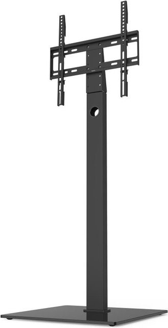 Hama TV-Ständer freistehend in Schwarz, schwenkbar und höhenverstellbar, für bis zu 65 Zoll und 35 kg mit Sicherheitsglas - Bild 1