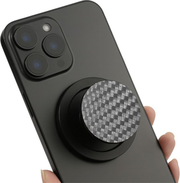 Magnetische Pop-up-Handyhalterung für MagSafe mit Carbonite Weave Design für iPhone 17 Air 16 15 14 - Bild 1