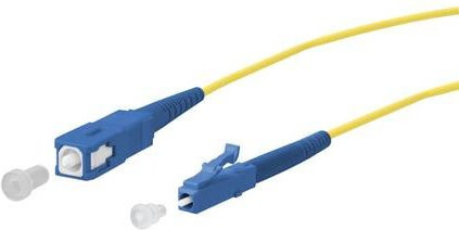 Metz Connect OpDAT Patchkabel SC-S/LC-S OS2, Farbe: Gelb, Länge: 2 m - Bild 1