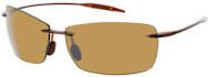 Maui Jim Lighthouse Sonnenbrille, randlos, rechteckig, brown, Unisex - Bild 1