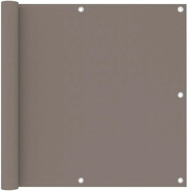 vidaXL Balkon-Sichtschutz aus Polyester in Beige, Breite: 90 cm, Höhe: 300 cm - Bild 1