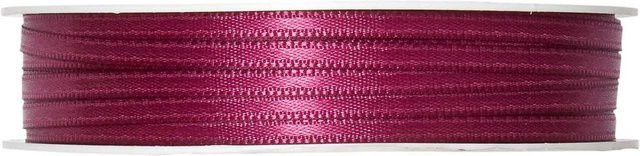 Halbach Satinband aus Polyester in Fuchsia, Breite: 0,3 cm, Länge: 10 m - Bild 1