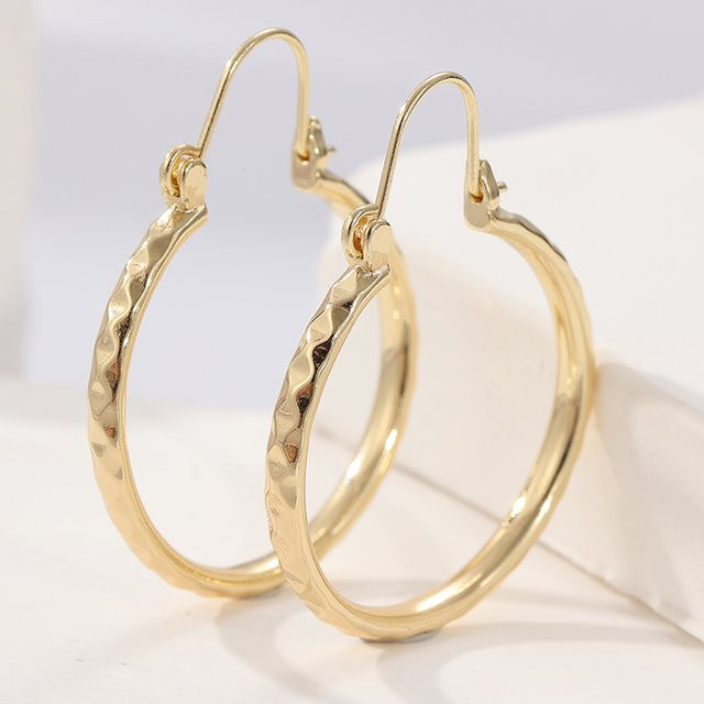 Futz Creolen, Gold, Punk-Stil, Damen - Bild 1