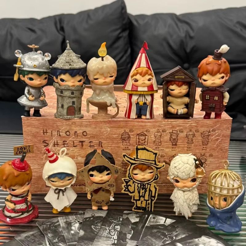 POP MART Hirono Serie Shelter Blind Box Anime Figur als dekoratives Desktop Spielzeug - Bild 3