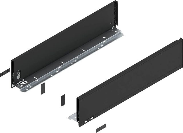 Blum Zarge Legrabox Pure in Carbonschwarz Matt mit einer Nennlänge von 550 mm - Bild 1