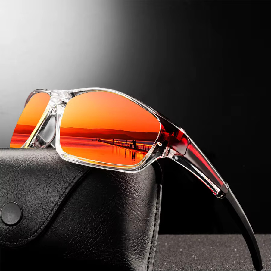 WSZ Sonnenbrille, Unisex, Vollrand, rectangular, transparent, plastic - Bild 2