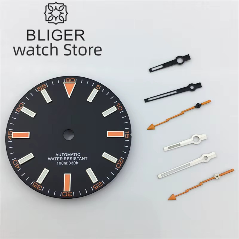 BLIGER Armbanduhr Edelstahl, 39 mm, Schwarz, Unisex - Bild 3