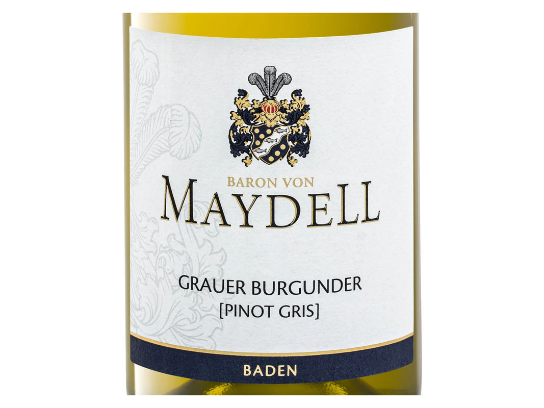 Baron von Maydell Grauburgunder QbA trocken vegan Weißwein 2024 aus Baden, 0,75 l - Bild 2