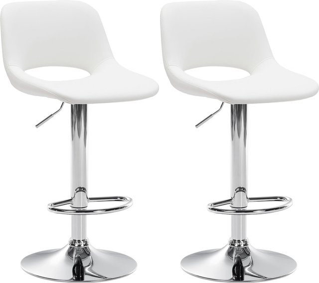 CLP 2er Set Barhocker Camden mit Kunstleder-Bezug in modernem Design - Bild 1