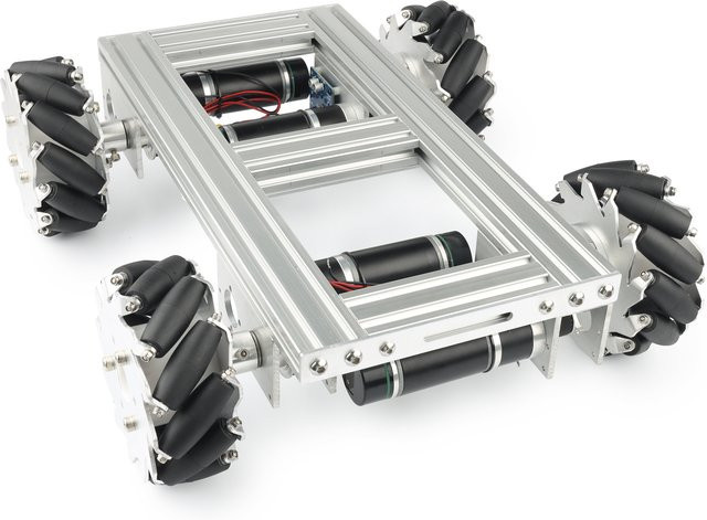 BinHex 4WD-Mecanum-Radwagen, mobiler Roboter, Metall, 35 kg - Bild 1