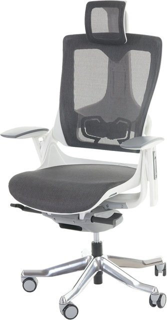 Proregal Bürostuhl Merkur Ergonomischer Drehstuhl in Schwarz-Grau mit Polster und Netz, Höhe: 138 cm, Breite: 75 cm, Tiefe: 68 cm - Bild 1