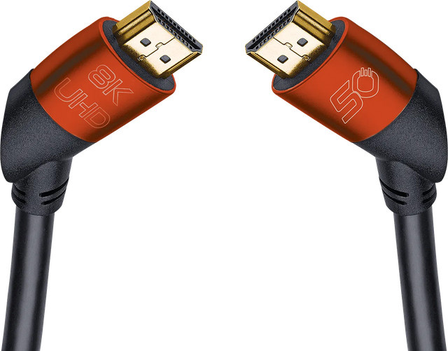 Oehlbach Ultra High Speed HDMI Kabel Easy Connect UHD D1C143 in Orange mit Ethernet/LAN - Bild 1