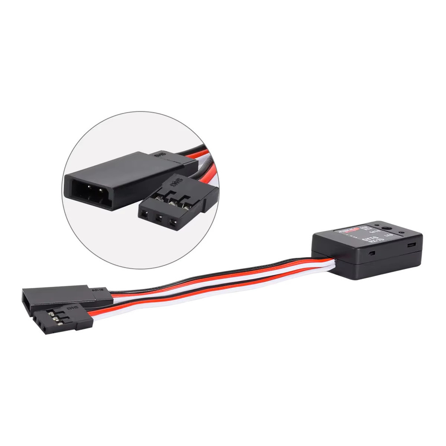 MALOM RC Mini-Gyroskop aus Kunststoff, 1 Stück, 4,8-7,4V, für 1/10 1/12 RC Crawler RX-7D Boot - Bild 2